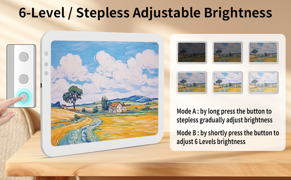 Tracing Light Pad, A4 Rechargeable Light Box