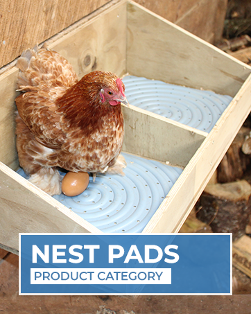 Lil'Clucker Washable Nesting Pads, Lil Clucker Nest Pads, Easy Clean Nesting Pads, Nesting mats