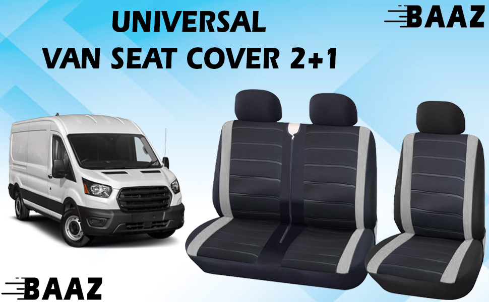 Van Seat Covers, Universal Fit Most Trucks Vans Lorry Front Seat Covers