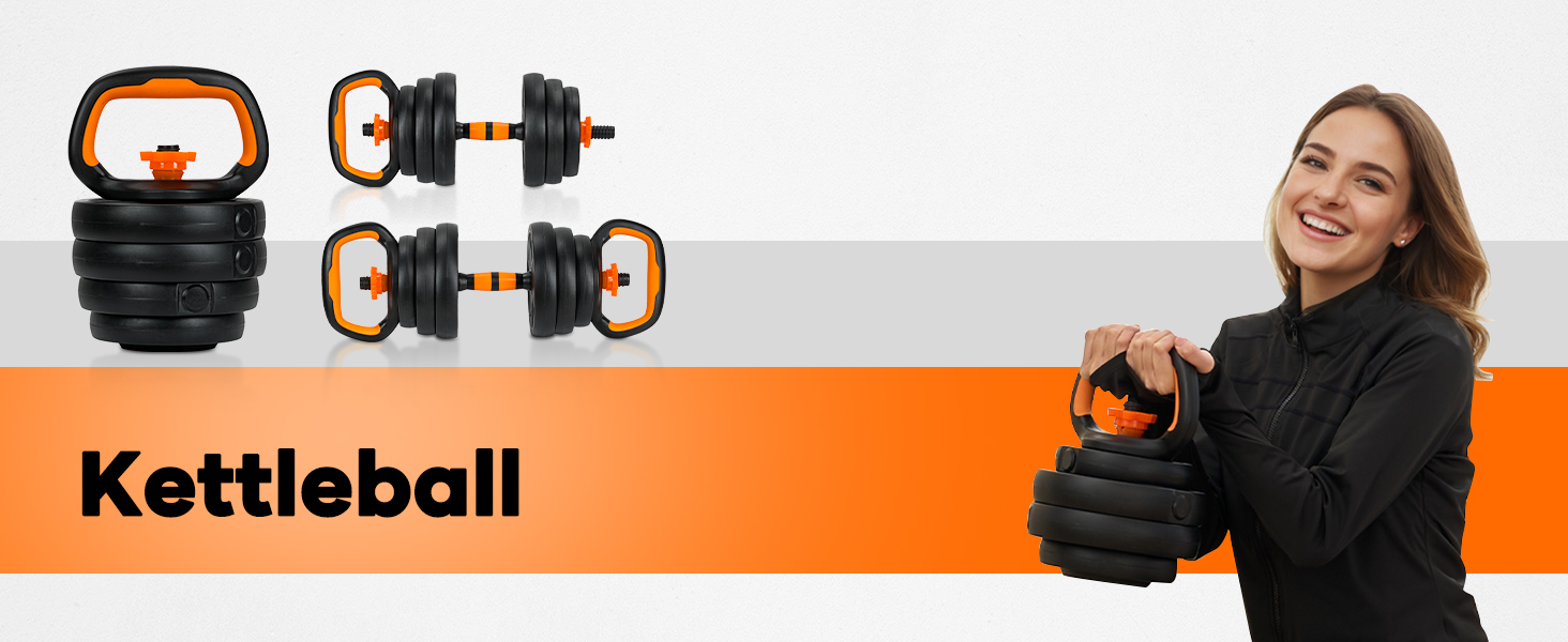 adjustable dumbbell set weight dumbbells pair connector barbell kettlebells