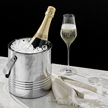 Double Wall Ice Bucket with Lid Insulated Ice Bucket for Cocktail Bar