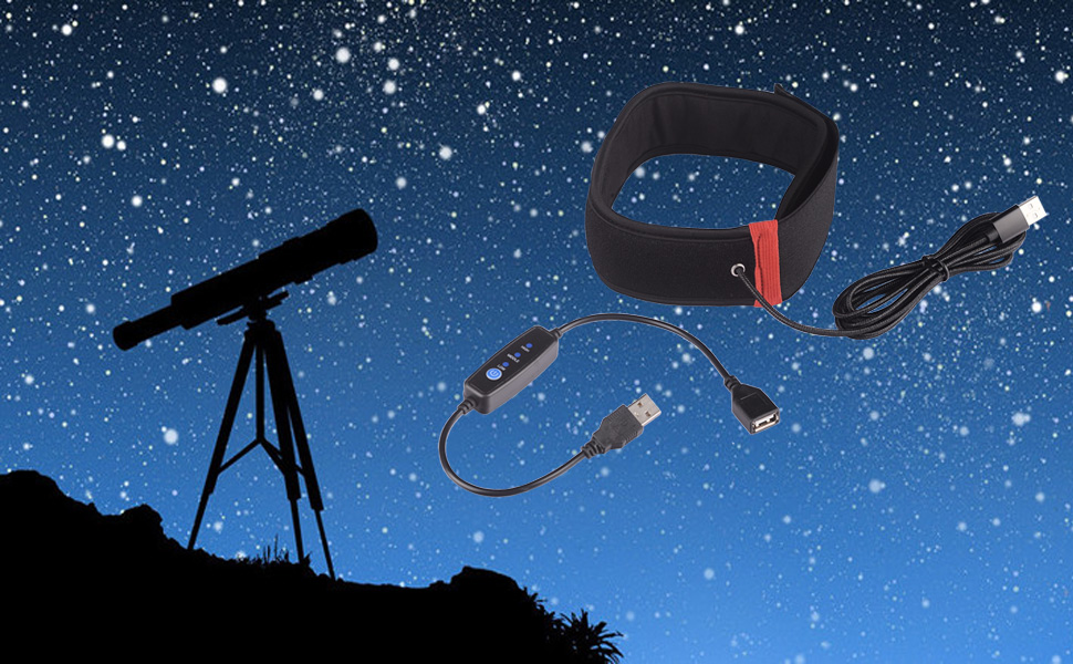 Lens Heater Warmer Dew Heater Strip with Temperature Regulator 5V USB