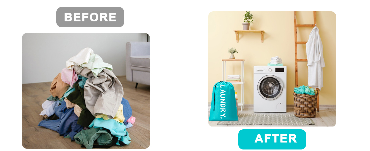 Large Laundry Bags for Traveling,Dirty Clothes Travel Bag,Laundry Bags for Camp