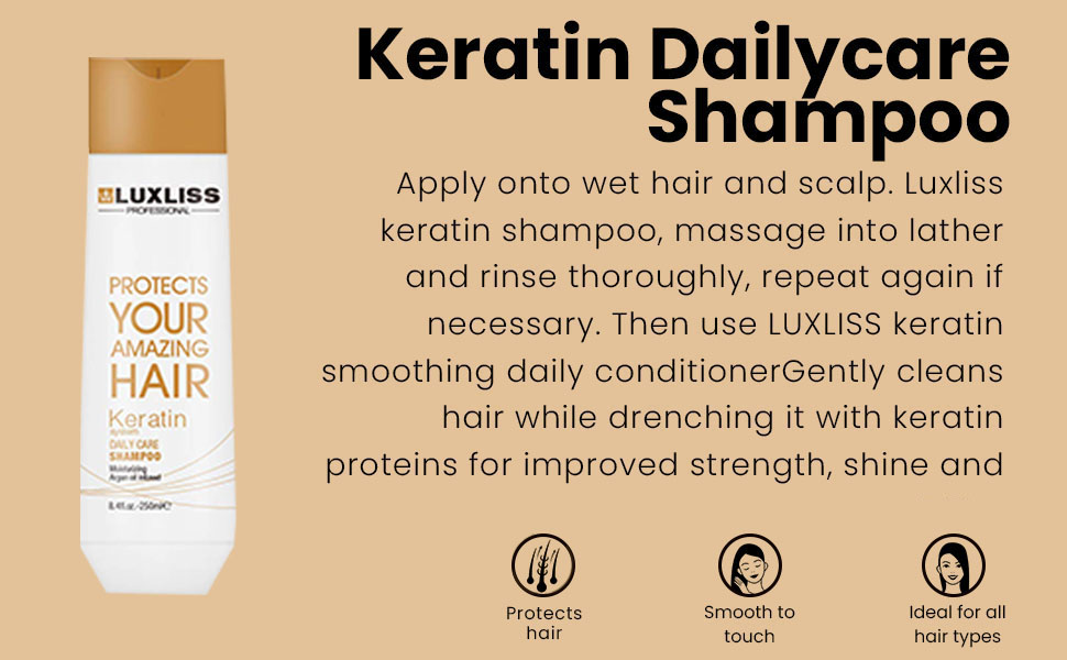 Buy Luxliss Keratin Dailycare Shampoo Keratin Daily Care Conditioner