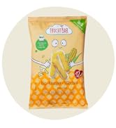 FruchtBar Bio-Knusper-Stäbchen Mais, Käse; 8x30g