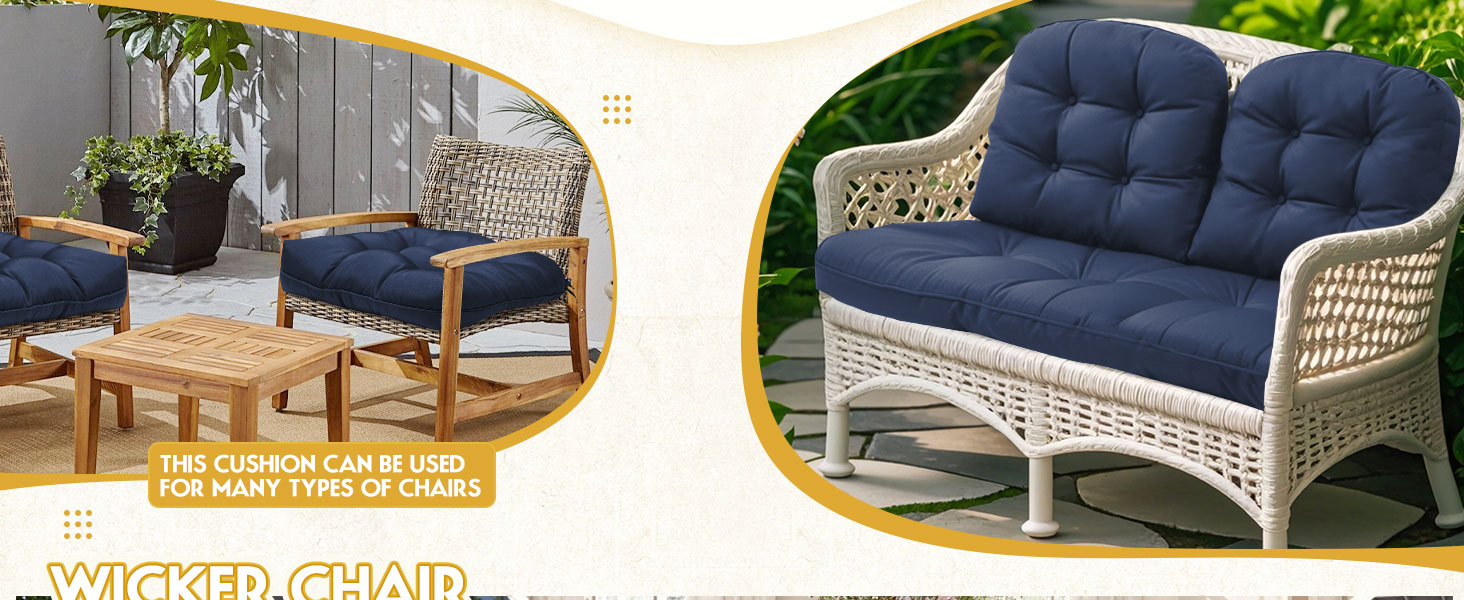 Outdoor Wicker Chair Cushions
