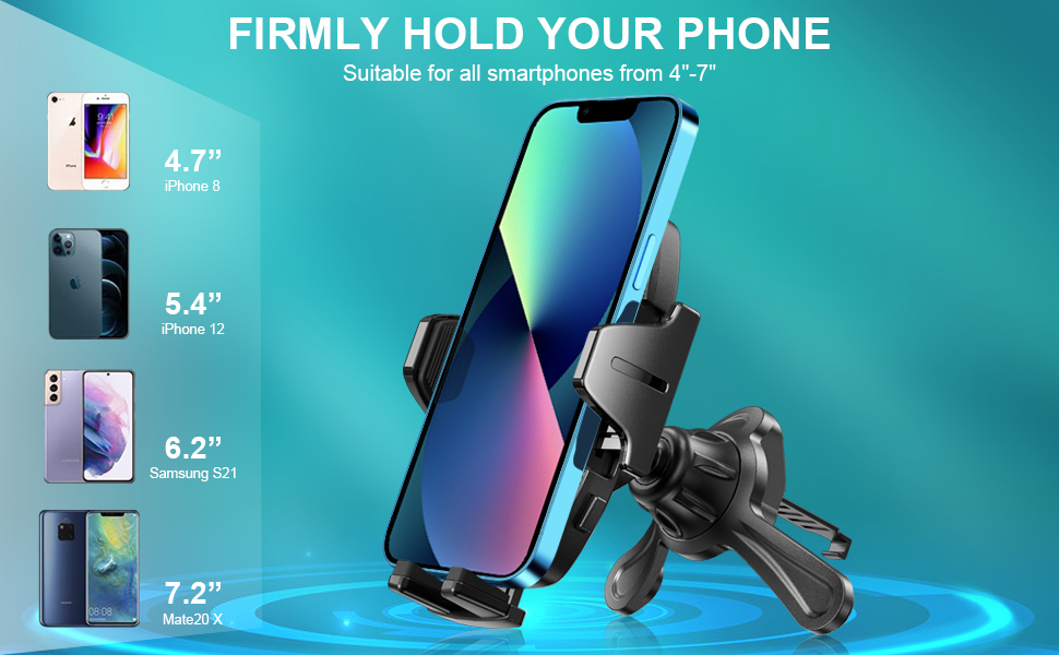 ZaisuiFun Phone Mount for Car Vent, Cell Phone Holder Car