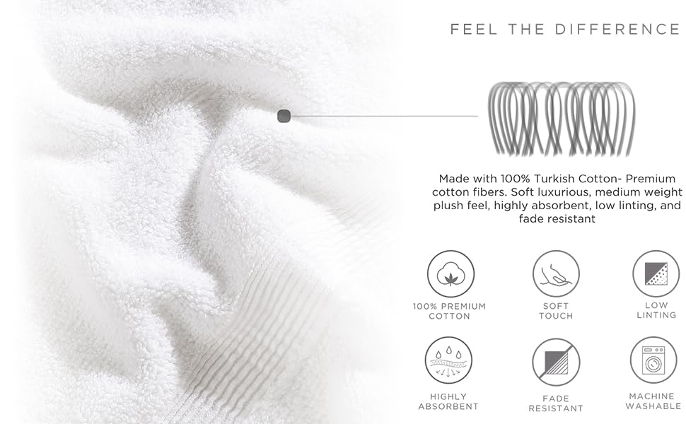 Vera Wang Splendid Solid Collection Turkish Cotton