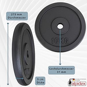 Hantelscheiben Gusseisen