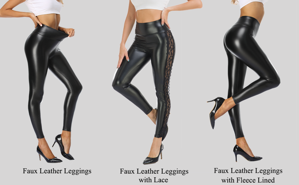 faux leather leggings