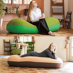 Amazon.co.jp: アイリスプラザ ビーズクッション プレミアム