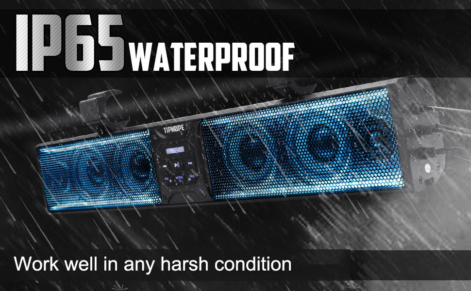 Amazon.com: TIPHOPE UTV Sound Bar,26 Inch 6 Speaker ATV