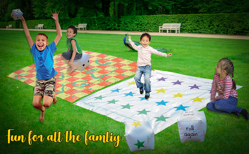 2 In 1 Inflatable Giant Game Set Board Games Floor Games Giant