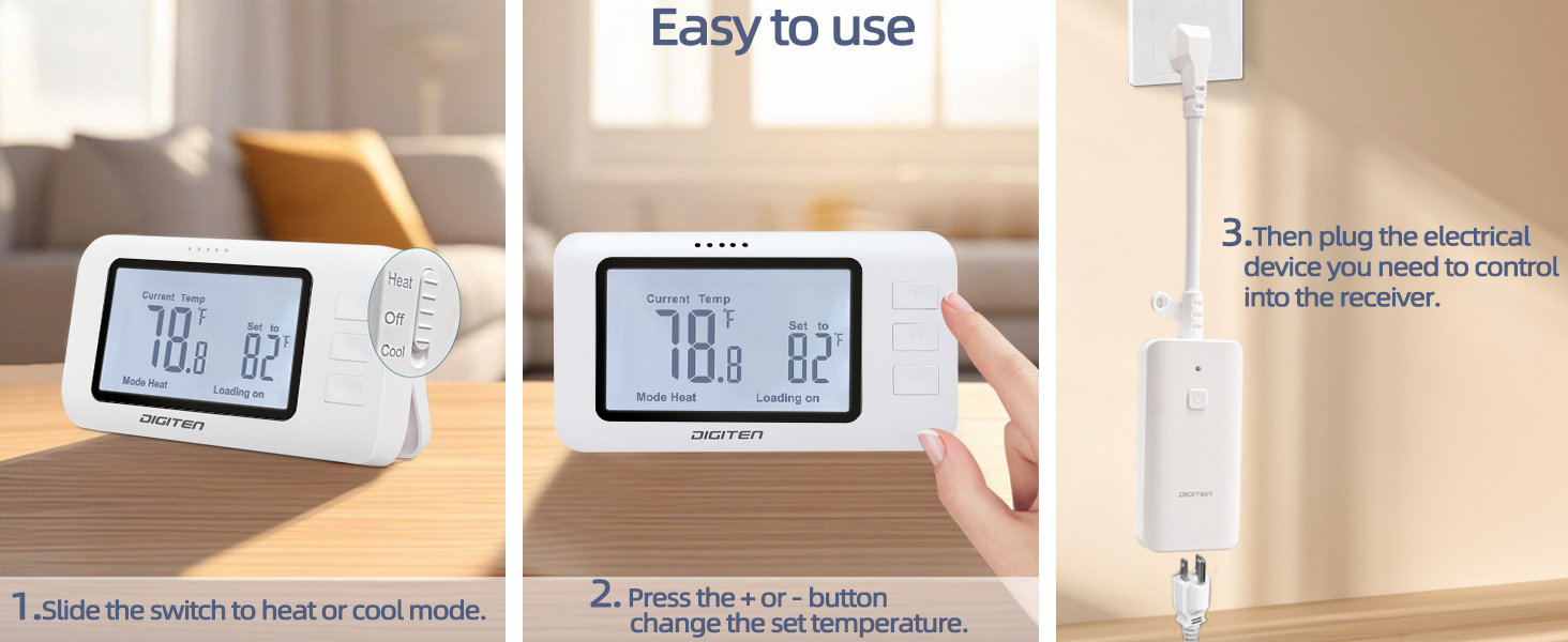 Wireless Thermostat Outlet