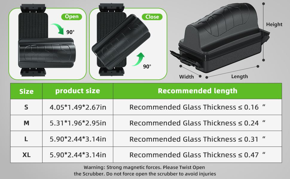 magnetic fish tank cleaner aquarium magnetic glass cleaner