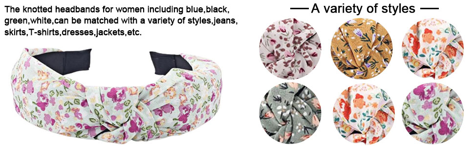 Floral Knotted Headband