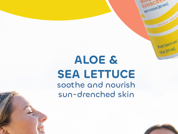Sea Lettuce soothe and nourish-drenched skin