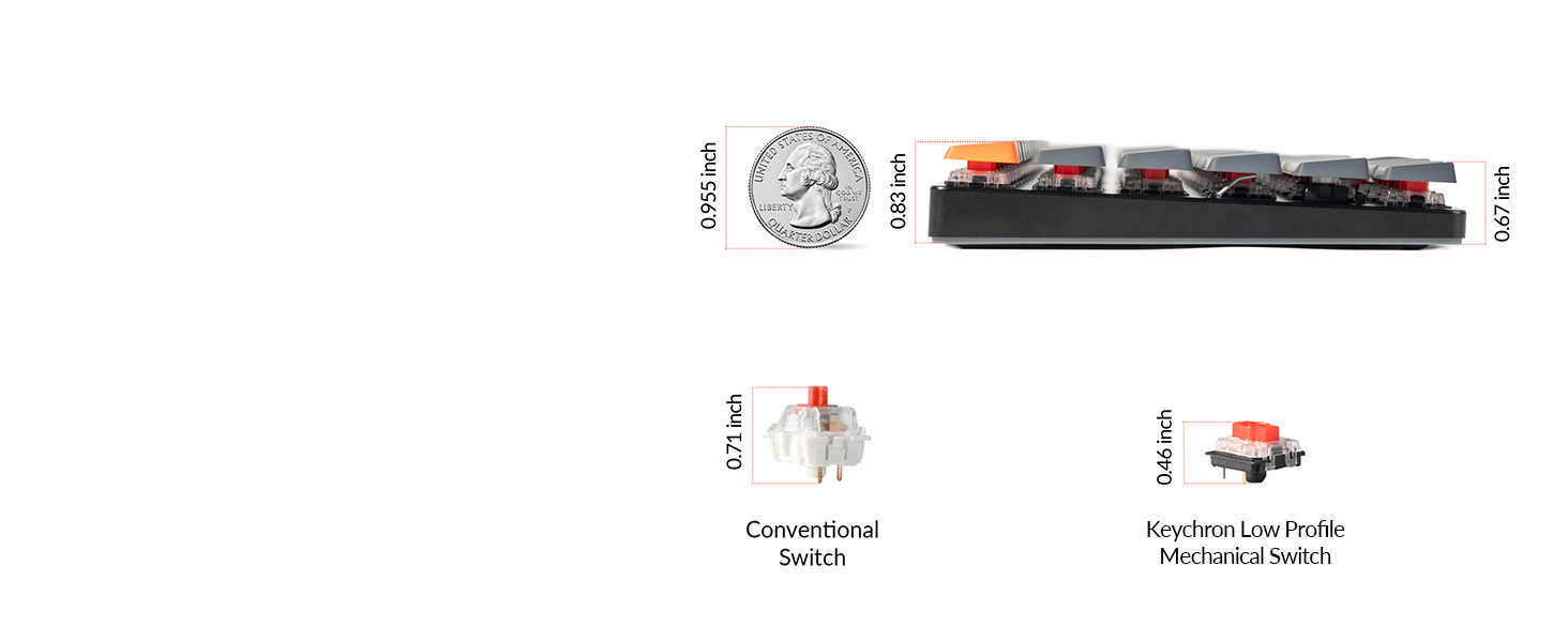 Keychron K3 Ultra-slim Wireless Mechanical Keyboard (Version 2)