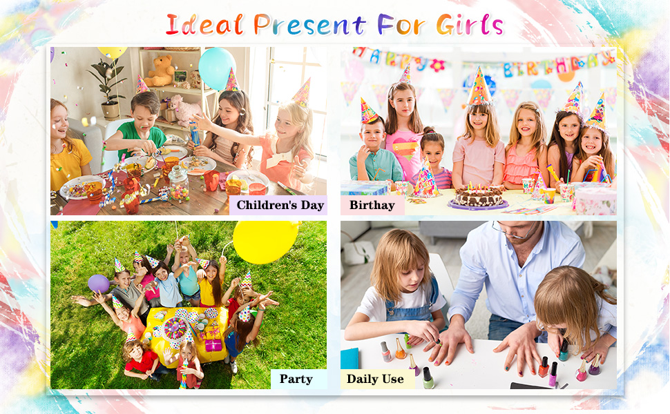 girls nail polish set nail varnish for girls kids peel off nail polish