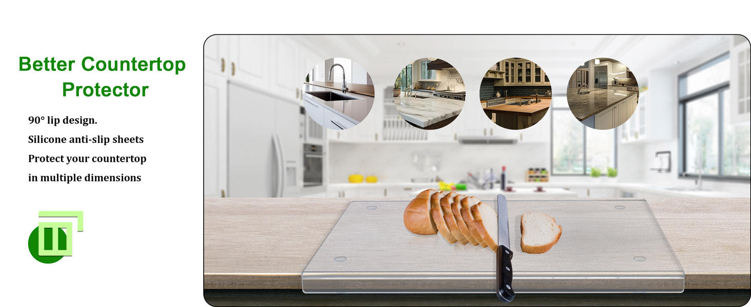 acrylic cutting boards for kitchen counter