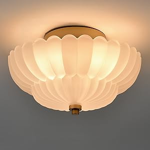 Amazon.com: HYDELITE Gold Flush Mount Ceiling Light Fixture