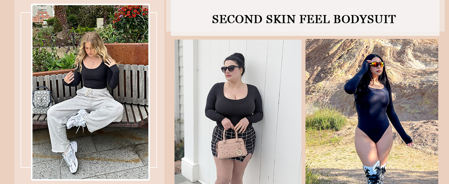 SHAPERX Bodysuit for Women Sleeveless Leotard High Neck Stretchy Tank