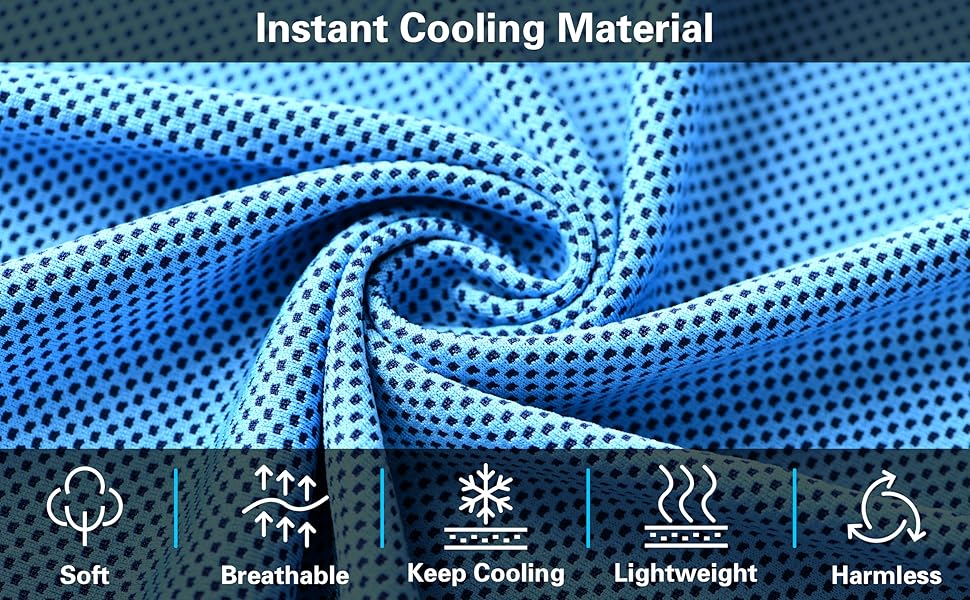 TOBEHIGHER Cooling Towels 4 Pack Cooling Towel(40"x12