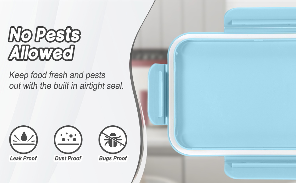 Cat Dog Pet Food Storage Container,