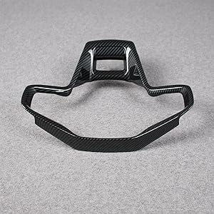 Ford Bronco 2023 2024 Wheel Steering Trim Panel Cover Trims ABS Carbon Fiber Pattern