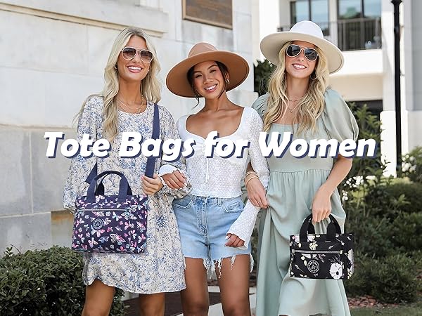 Amazon.com: AOCINA Small Tote Bag with Multi Pockets Large