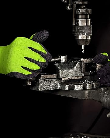 rubber latex work gloves