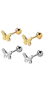 Butterfly Stud Earrings