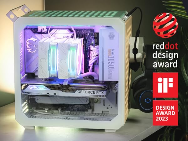 COOLER MASTER PCケースQUBE 500 ホワイト Cooler Master Qube 500 Flatpack Obudowa PC ATX typu Mid