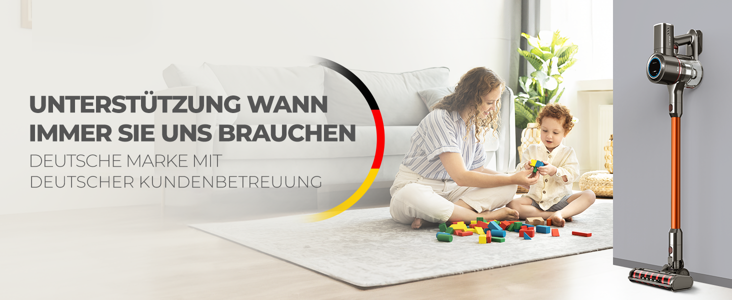 KLAMER Akkustaubsauger