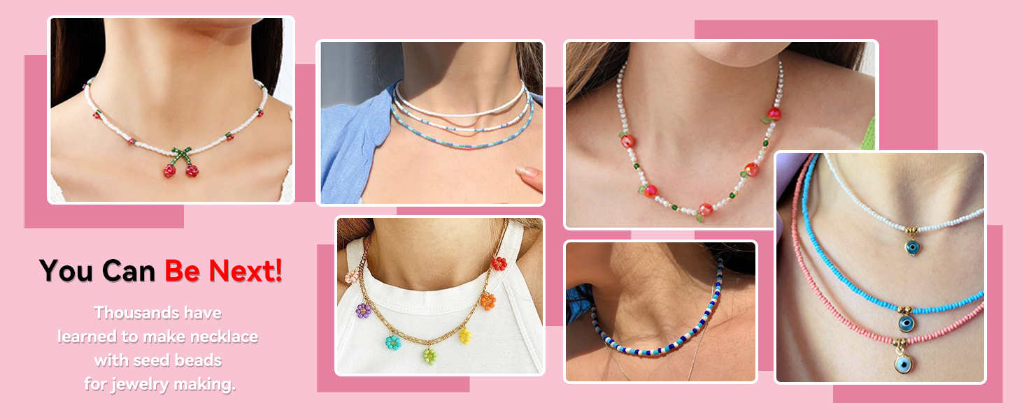 glass beads making bracelet kit bracelets friendship jewelry letter seed small bead number pony