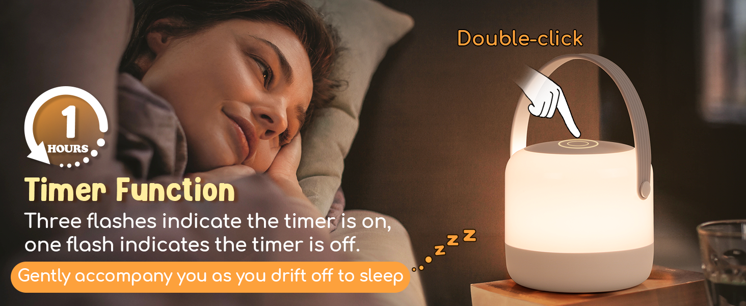 1900k 3000k 5000k amber warm soft white daylight white timer function 1 h hour sleep companion