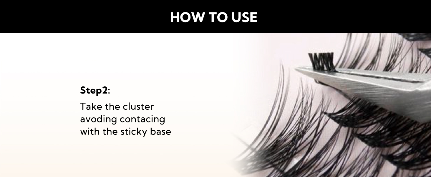 cluster eyelashes