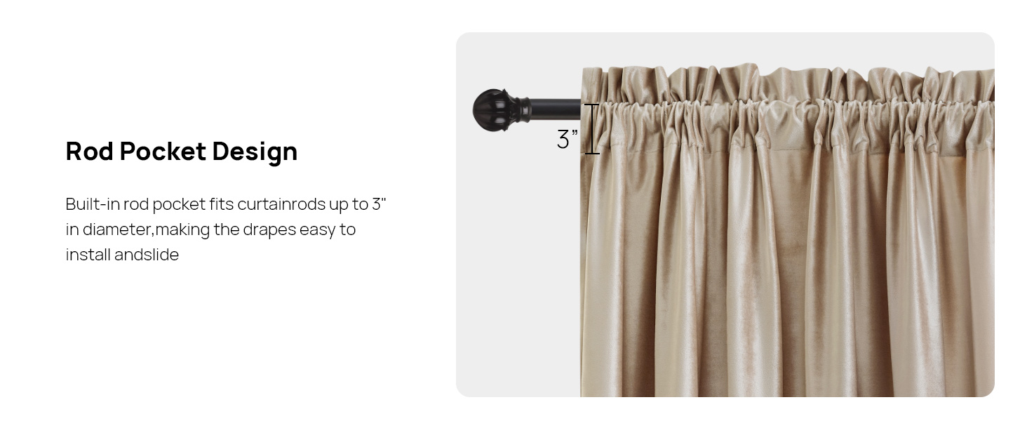 velvet curtains