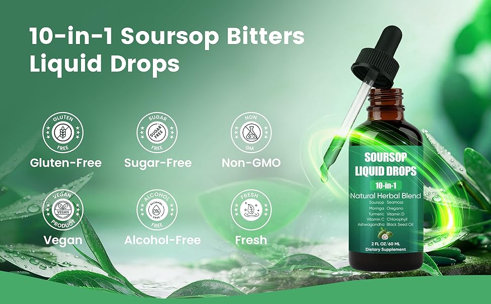 10 in 1 Soursop Extract Drops