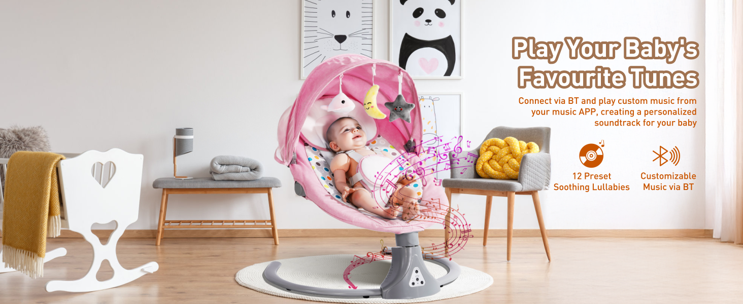 Electric Baby Swing Chair