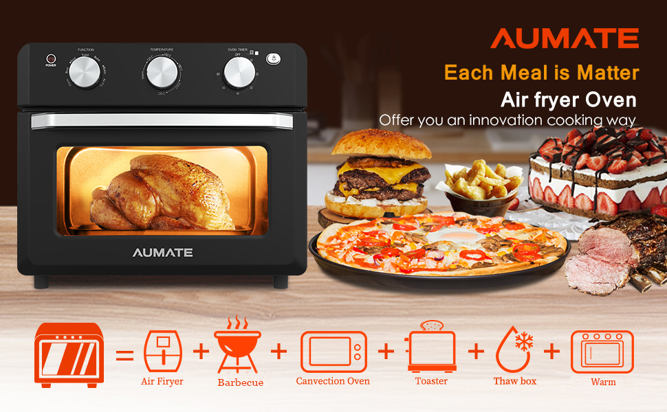 aumate air fryer oven reviews