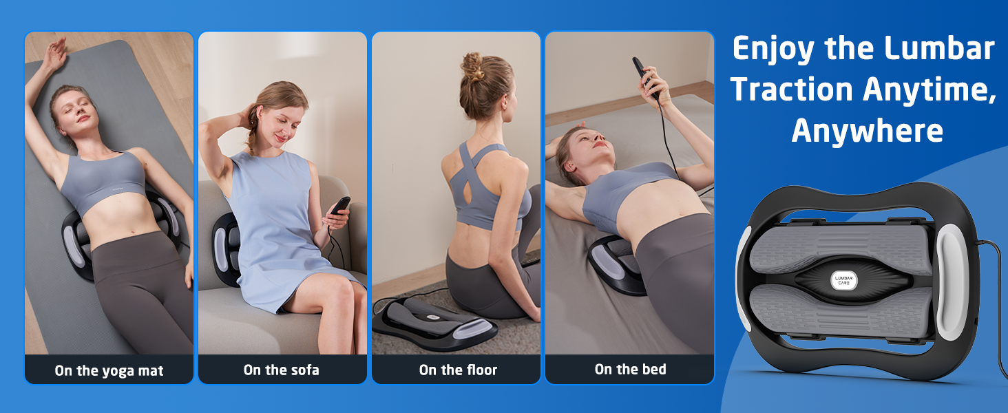 Enjoy the Lumbar Traction Anytime Anywhere