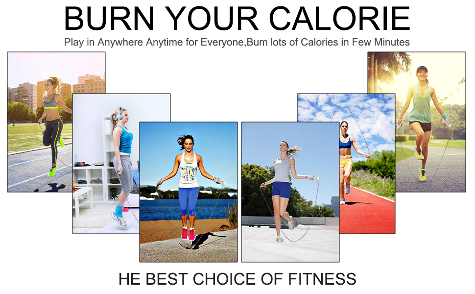 Jump Rope the Best Choice of Fitness