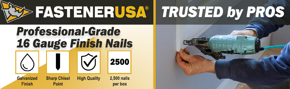 16 Gauge Finish Nails