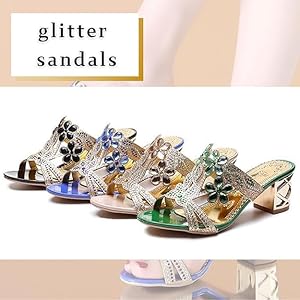 ♡minn サイドビジューサンダル♡ Amazon | [ニーマンバイ] サンダル ラメ 楽ちん 動きやすい