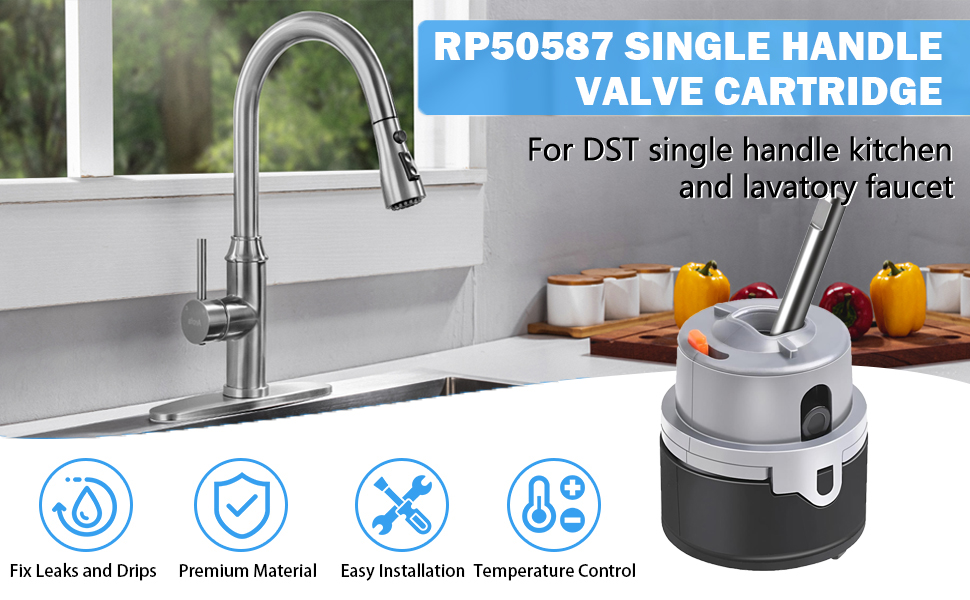 RP50587 Shower Cartridge Replacement for Delta DST Single Handle