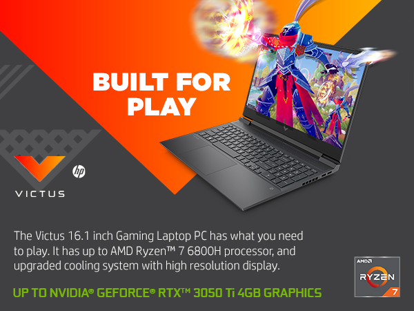 Windowsノート本体 HP Victus 16 Ryzen 7 6800H HP Victus Ryzen 7 6800H 16.1-Inch(40.9 Cm) Fhd Gaming Laptop