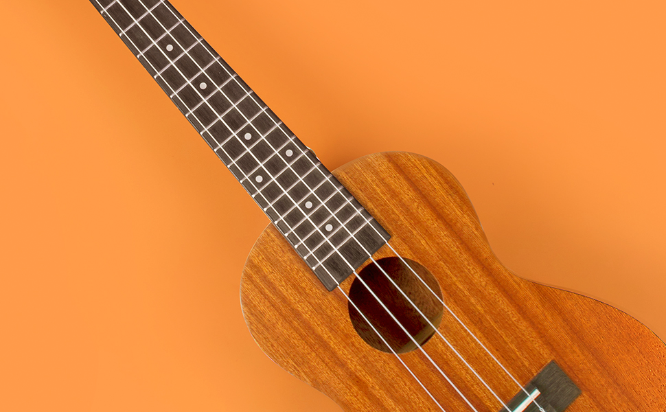 Concert Ukulele, Horse Ukulele 23 Inch Sapele with Ukelele Bag Strap