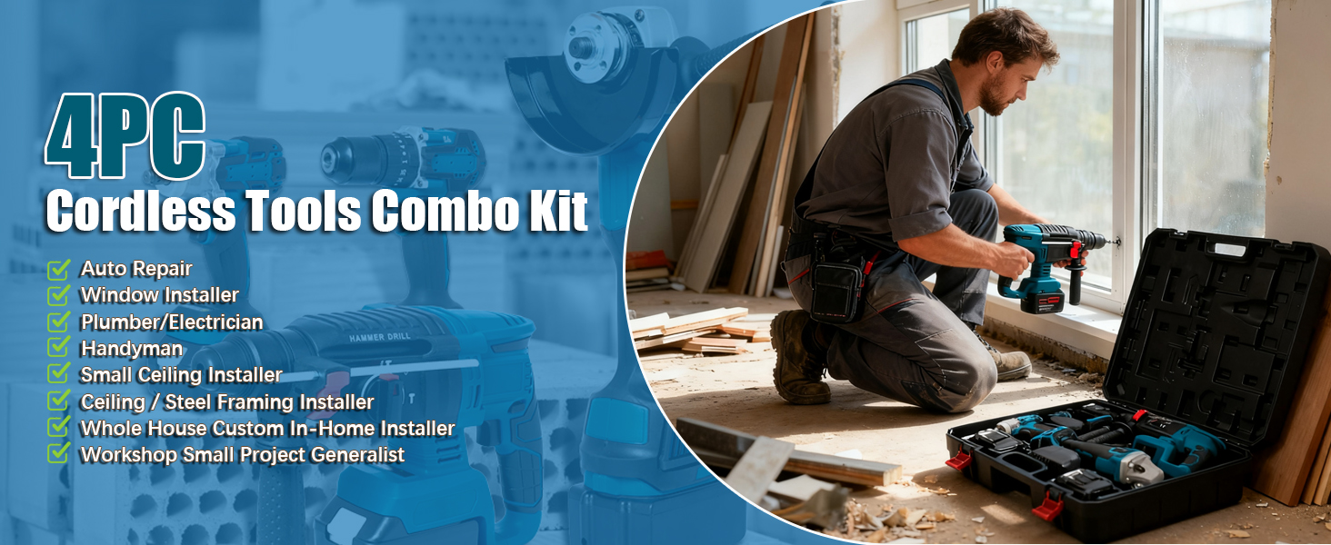 Power Tool Combo Kits