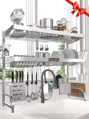 over sink dish drying rack